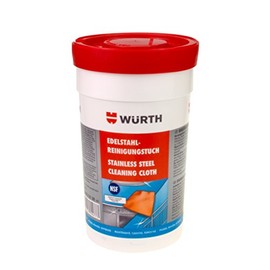 Würth Edelstahl Reinigungstücher 30 Stück, Weiß, 1-Pack, 089312130