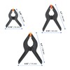 MANCHAP 46 Pack 3 Sizes Plastic Spring Clamps, 2 Inch/3