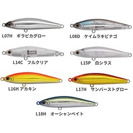 Yamashita L15P 603934 Pencil Bait Blues Cord C60, 2.4 inches (60 mm), 0.2 oz (7 g), White Whitebait Lure