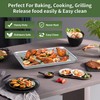 Baking Sheet with Wire Rack Set: 3 Baking Pans +