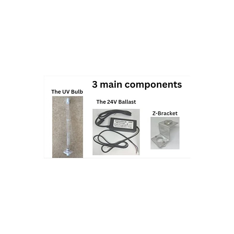 24VAC UV Lamp for A/C HVAC Coil Systems - Up