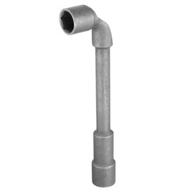 HARFINGTON L Shaped Angled Hex Socket Wrench 21mm CR-V Double Ended Metric 6 Point Tubular Socket Spanner for General Repairing, Pipeline, Bicycle Car Maintenance