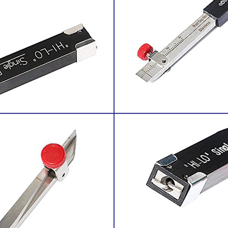 HFS(R) HI-LO Welding Gauge - Metric for Internal Alignment and