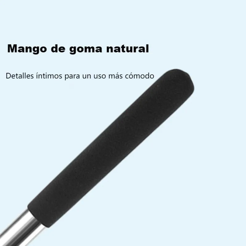 2 Pcs Acero Inoxidable Espejo Telescópico Limpiaparabrisas