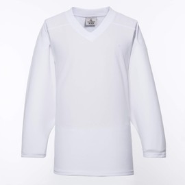 EALER H80 Series Blank Ice Hockey Practice Jersey for Men and Boy - Senior and Junior - Adult and Youth White