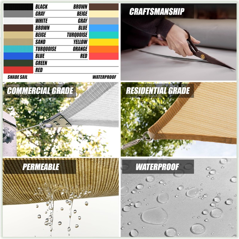 Amgo Custom Size 12' x 16' x 20' Black Right