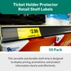 THE GLOBAL DISPLAY SOLUTION | Ticket Holder Protector Retail Shelf
