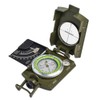 Portable Multifunctional Military Zinc Alloy Compass with Inclinometer for Camping