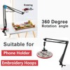 Hand Embroidery Hoop Holder Adjust Embroidery Hoop Stand Metal Embroidery