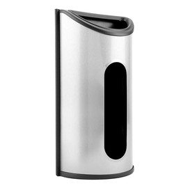 VOBOR Stainless Steel Bag Dispenser, Shopping Bag Holder with Wall Mount, Shopping Bags Plastic Bag Dispenser for Kitchen, Wall, Cupboard, in the Car