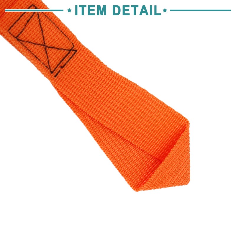 ACROPIX 6pcs Soft Loop Tie Down Trailer Strap Cargo Belt