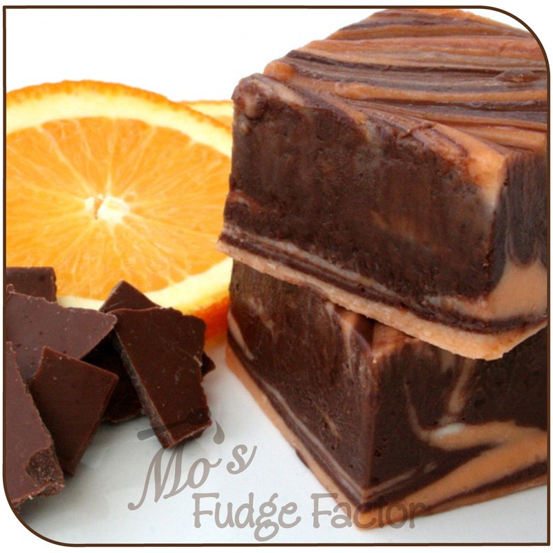 Mo's Fudge Factor, Dark Chocolate Orange Fudge, 1 Pound