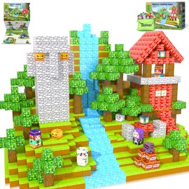 150PCS Large Magnetic Blocks - Build Mine Magnet World Forest Tiles, Magnet Kids Games Classroom Must Haves Toddlers Magnetic Toys for Boys & Girls 3-5 6-8, STEM Montessori Sensory Ourdoor Toys Gift