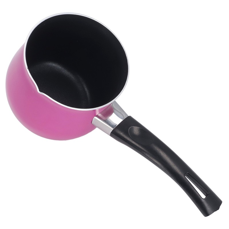 Mini Milk Pot Anti Sticky Single Handle Easy to Clean