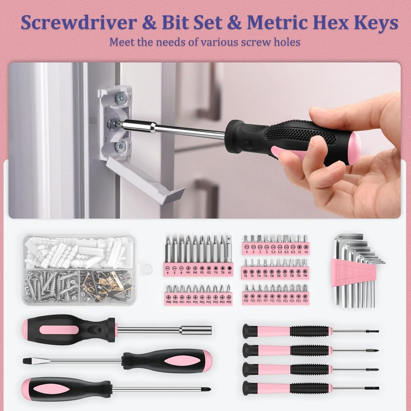 Sundpey Home Tool Kit 281-PCs - General Basic Home Auto