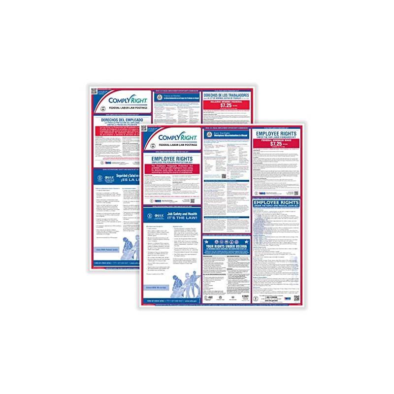 ComplyRight Federal Labor Law Poster Poster Set | Bilingual |