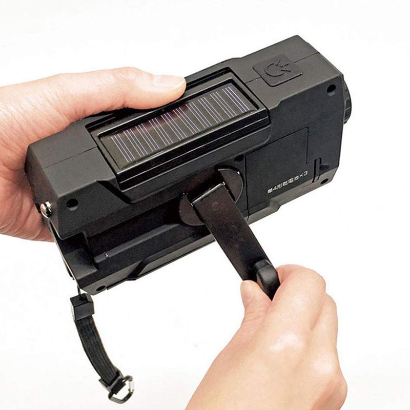 kumazakieimu Hand Crank/Solar Power Radio tya-zio SL – 090 