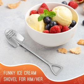 Funny Inspirational Ice Cream Shovel Spoon Easter Basket Essentials Mothers Day for Mom Grandma Sister Friends Bestie Unique Teacher Appreciation Gifts You're The Best Scoop Dad Fathers