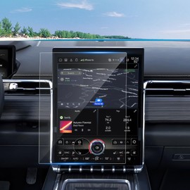 (2pcs) 2024 2025 2026 Sierra EV Screen Protector for GMC Sierra EV (Elevation/AT4/Denali) 16.8-inch Center Touchscreen, 2024 2025 Sierra EV Electric Pickup Accessories High Clarity 16.8"