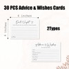 Advice & Wishes Card Set - Minimalism White - 15