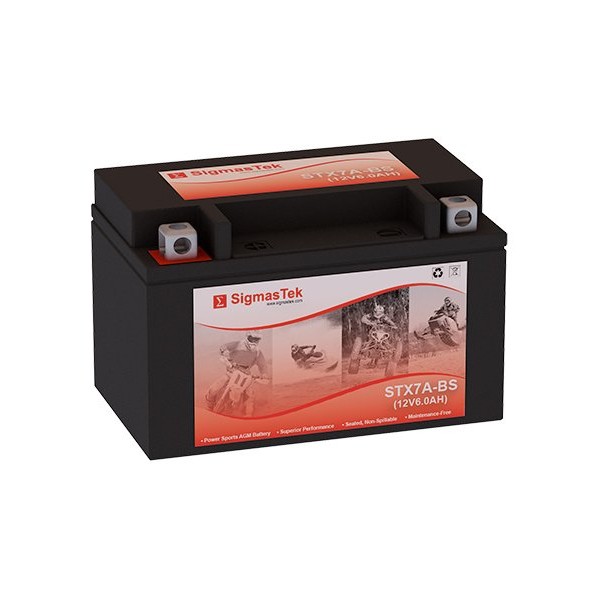 WP7A-BS Motorcycle Battery (Replacement)