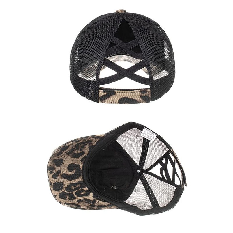 Ruicheng Ponytail Cap Women's Summer Mesh Baseball Cap Baseball Cap