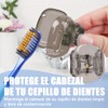 Estuche para Cepillo de Dientes Universal,con 4 Protector Cabezal del