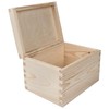 Small Rectangular Wooden Box with Lid | 16 x 12