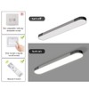 Qcyuui Dimmable LED Ceiling Light Modern Acrylic Linear LED Ceiling