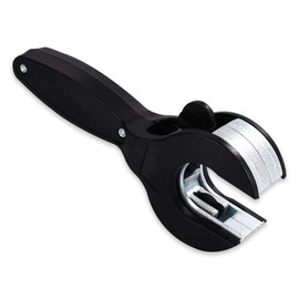 Ratcheting Pipe Cutter Tool for 5/16"-1-1/8" (8-29mm) Stainless Steel, Copper, Aluminum & PVC Pipes, Compact One-Hand Ratchet Tube Cutter for Tight Spaces, HVAC, Plumbing & DIY Project (Black)