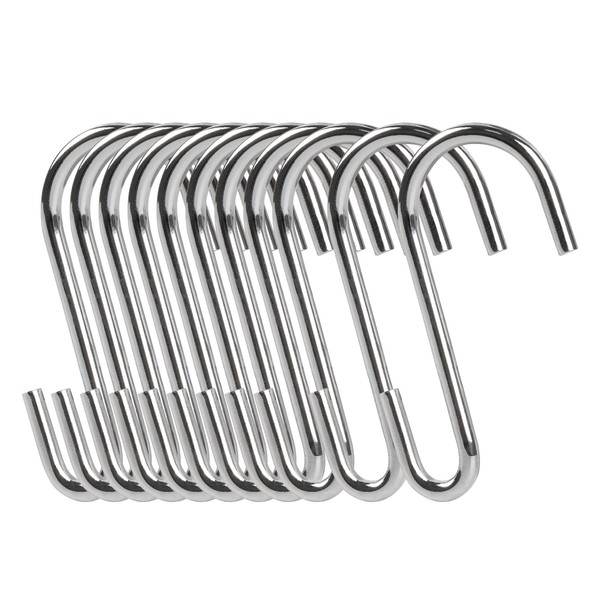 ilauke 32 Pack Heavy Duty S Hooks Silver S Shaped
