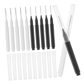 60pcs Mini Eyebrow Brushes with Caps Portable Applicators for Eyebrow Lamination and Lash Extensions Versatile Eyelash Grooming Tools