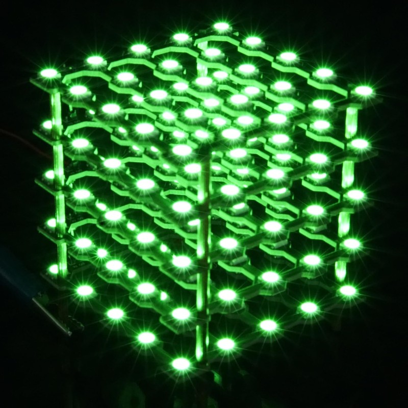 Treedix Led Cube 5X5X5 Digital Individually Addressable with RGB Full-Colour,