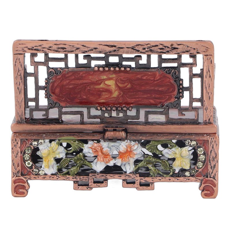 Vintage Jewelry Box Antique Sofa Shape Desktop Jewelry Box Trinket