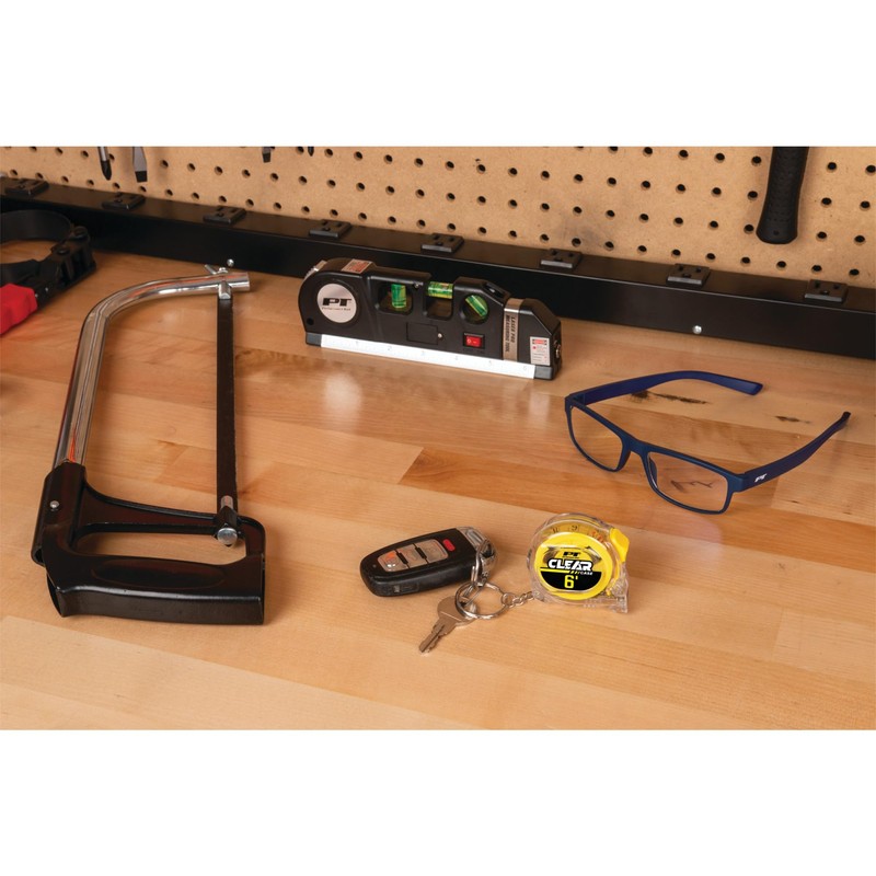 Performance Tool 20233 6' Clear Mini Tape Measure, SAE &