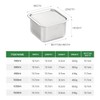 EVERSTEN CuBE Medium 2PCS Set 1000ml 650ml Stainless Steel Food