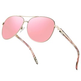 Bircenpro Polarized Sunglasses for Women : UV Protection Acetate Square Sunglass With Retro Classic Style