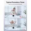 Ticktime TK3 Pomodoro Timer Cube, Desk Productivity Timer with 5/10/30/60