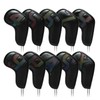 10PCS Iron Head Cover Waterproof PU Leather Iron Headcover Number