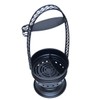 Hookah Charcoal Coal Holder Premium Quality Basket with Coal Tongs