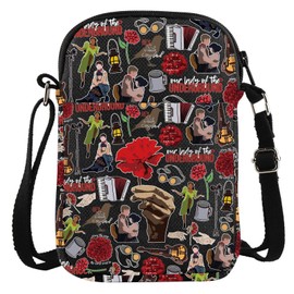 KEYCHIN Orpheus Musical Crossbody Bag Orpheus & Eurydice Gift Red Carnations Musical Shoulder Bag Hades & Persephone Merch, Red Rose Cb, Fashion