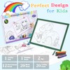 LooEooDoo A4 Rechargeable Tracing Pad Kit, LED Light Tablet Coloring