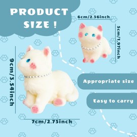 2Pcs Squishy Cat Squeeze Toys,Big Cute Soft Cat Squishy Stress Relief Fidget Toys for Adults,Stress Relief Squishies for Kids Party Favors, Pinch Family, Fidget Toys Suitable Adults Kids Big