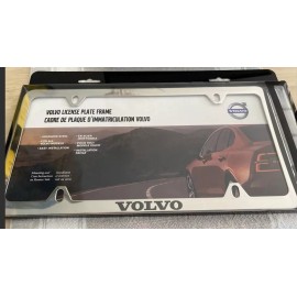 Volvo Genuine Volvo License Plate Frame Bracket Polished NIB chrome OEM 8640262