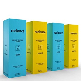2 Meses de Tratamiento anti caida de cabello para Alopecia Reelance Hombre Shampoo 120 ml y Loción 60 ml                                              