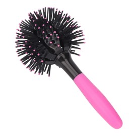 3D Bomb Hair Brush - 360° Round Ball Hair Comb for Curly Hair Styling - Detangling Hairbrush for Wet and Dry Hair - Hair Sphere Curler Comb