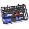 RUNPRO Ratchet Tool Set 47 Pieces Multi-Function Ratchet Screwdriver and