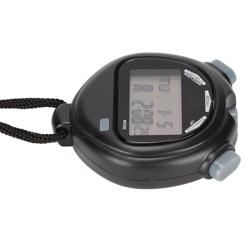 Electronic Stopwatch Multifunctional 2 Lines Show Digital Sports Timer for