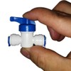 WPERSUVV 1/4" OD Quick Connect/Shut Off Valve/Isolation Valve, Freezer/Reverse Osmosis