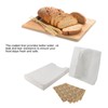 50PCS Bread Bag Kraft Paper Transparent Window Baked Food Packaging
